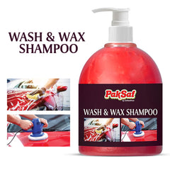 Wash & Wax Shampoo / Deep Clean, Instant Shine & Long Lasting Protection