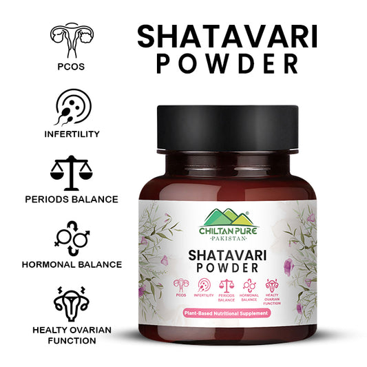 Shatavari Powder - Embrace Feminine Wellness - Cure PCOS, Enhance Fertility, and Strengthen Ovaries Naturally