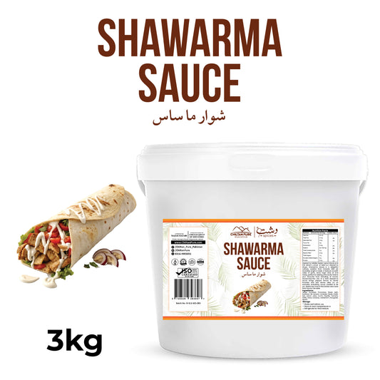 Shawarma Sauce 3 kg Institutional Bulk For HORECA Family, Hotels, Restaurants, Catering ,Cafes