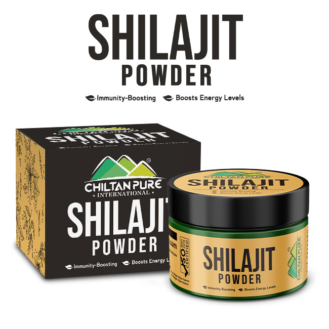 Shilajit Powder - Nature’s Pure Gift, Helps in Healthy Brain Functioning, Boosts Immunity & Energy Levels