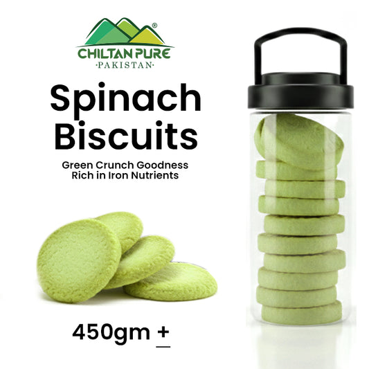 Spinach Biscuit Cookies / Made With Organic Desi Butter, Bakery Biscuit