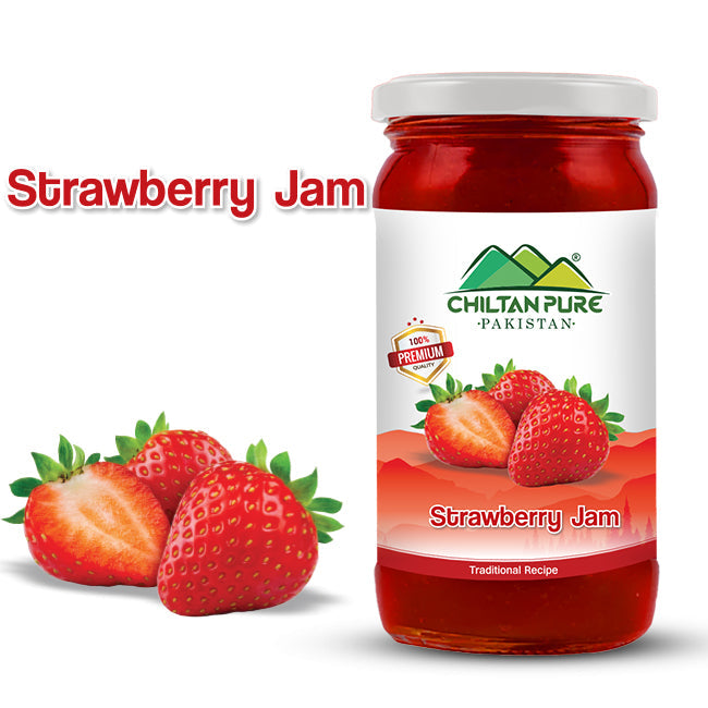 Strawberry Jam / اسٹرابیری جام / Spread the Strawberry Love / Glass packaging