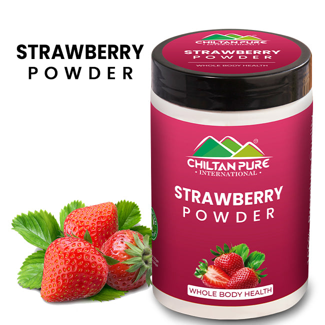 Strawberry Powder – Naturally Enhanced Sweet Flavor, Rich in Calcium, Vitamin K, Potassium & Manganese