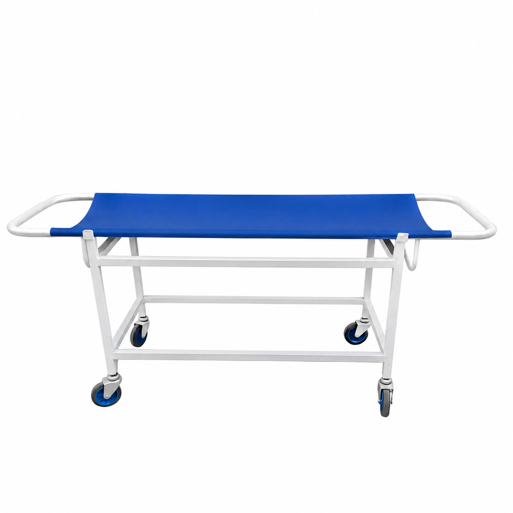 Stretcher Trolley Ss Top Mhs St 001 Durable Easy To Move Patient Transport Trolley