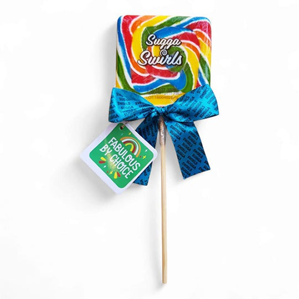 Sugga swirls Square Lollypop 85g