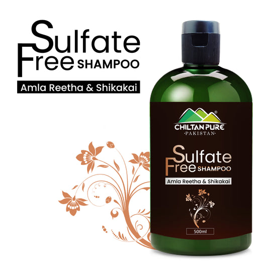 Sulfate-Free Herbal Shampoo – Amla, Reetha & Shikakai