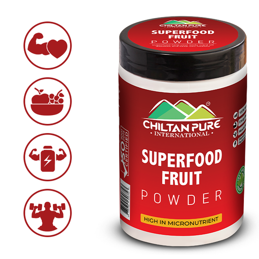 Superfood Fruit Powder – Promotes heart health, Helps your body ward off diseases , Improves your energy levels – 100 % pure organic