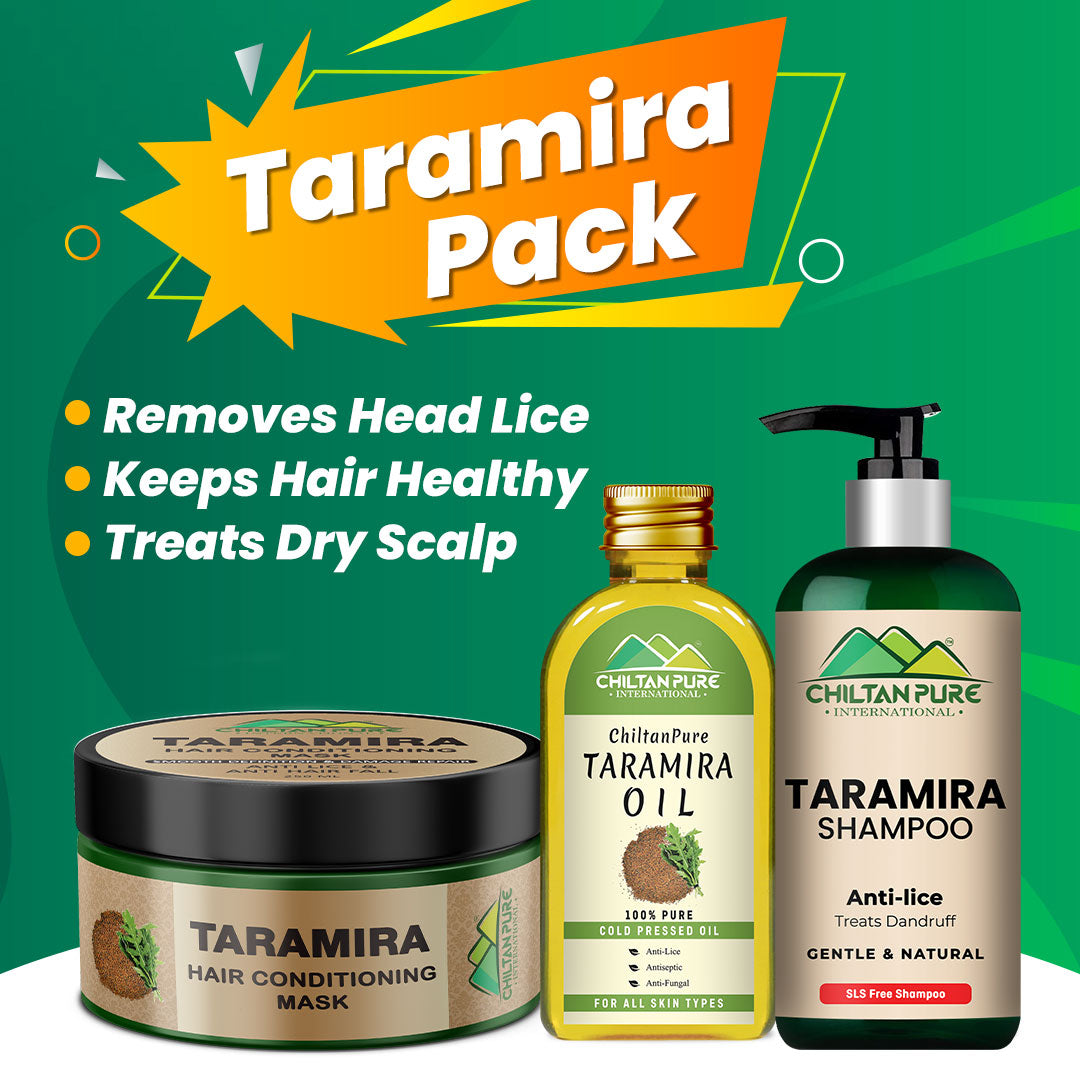Taramira Pack - Fights Lice, Anti-Fungal & Deeply Conditions the Hair