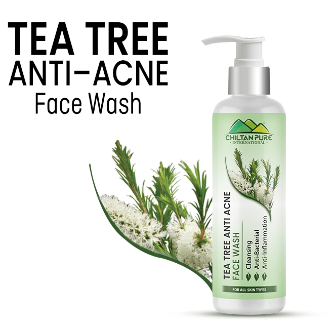 Tea Tree Anti Acne Face Wash – Prevents Acne Eruptions, Removes Excess Oil, Reduces Blackheads & Whiteheads