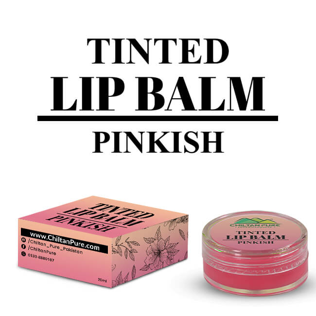 Pinkish Tinted Lip Balm – Enhances Natural Gloss Of Lips, Prevent Dry, Chapped Lips & Gives Them A Pinkish Pop!