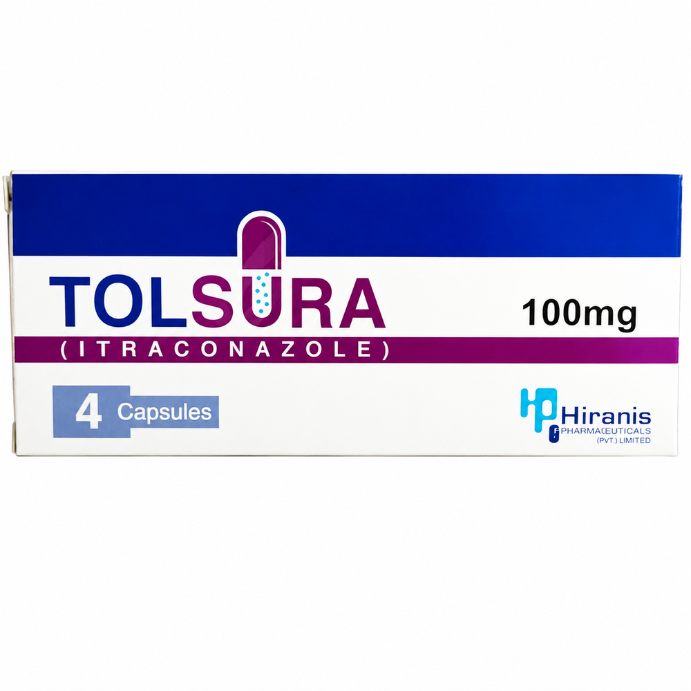 Tolsura Capsules 100mg (1 Box = 4 Capsules)