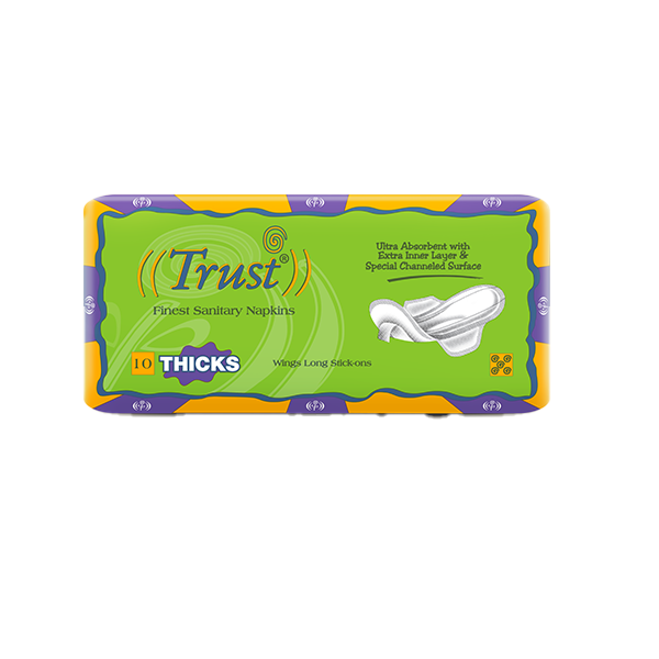 Trust Thicks Wings Long Stick-Ons 10 Pcs