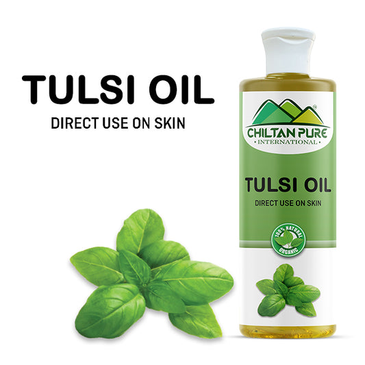 Tulsi Infused Oil – Natural Immunity Booster, Tackles Hyperpigmentation & Boosts Hair Growth