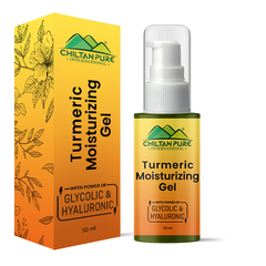 Turmeric Moisturizing Gel – Activated with Hyaluronic, Glycolic Acid & Remove Impurities
