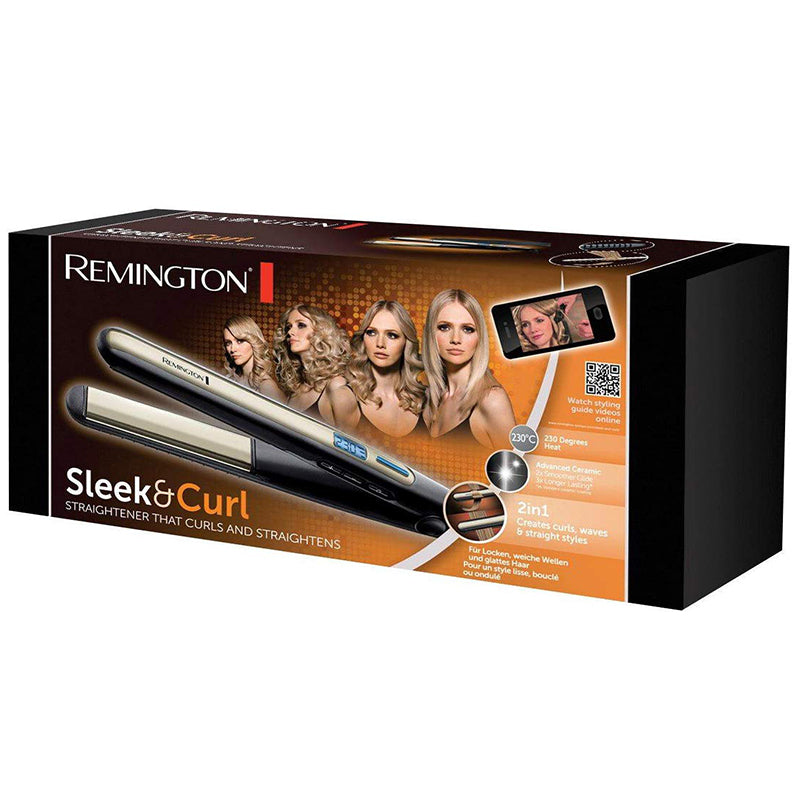 Remington S6500 Hair Straightener Sleek Curl