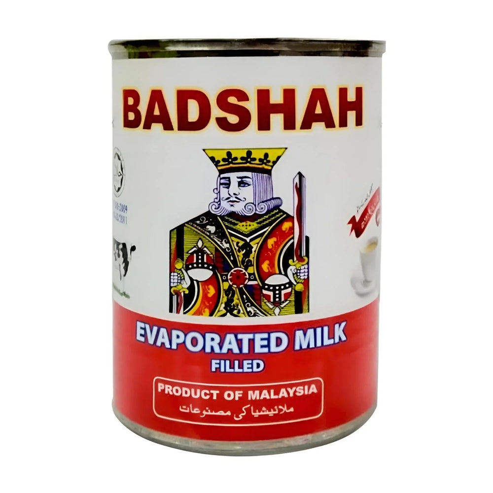 BADSHAH EVAPORATED MILK TIN 390 ML Default Title - MamasJan Grocery