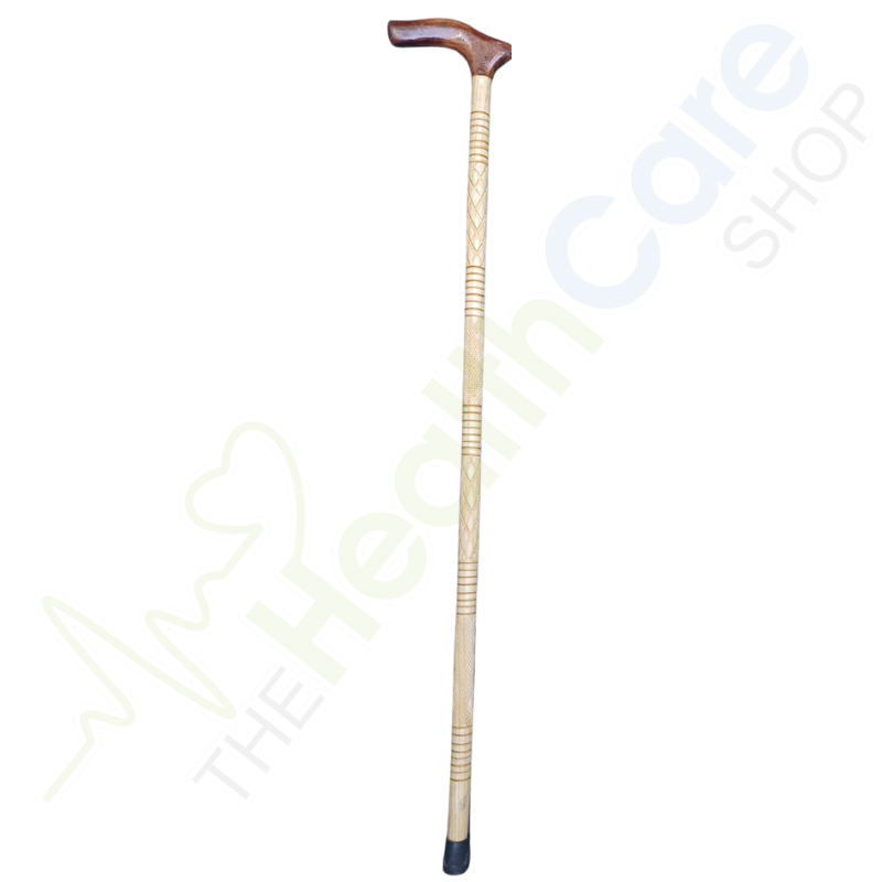 Premium Wooden Walking Stick Elegant Durable - The Healthcare Shop Pakistan