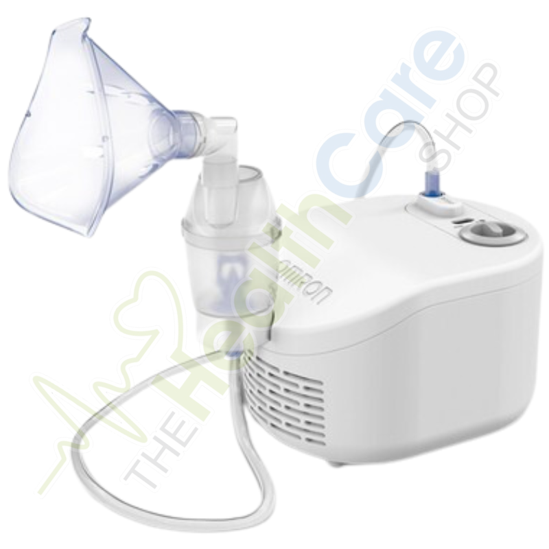 Omron C101 Essential Compressor Nebulizer With Wheeze Detector Oximeter 3 Year Official Warranty - The Healthcare Shop Pakistan