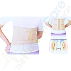 Lumbar Support Om5 011 Adjustable Back Brace For Lower Back Pain Relief - The Healthcare Shop Pakistan
