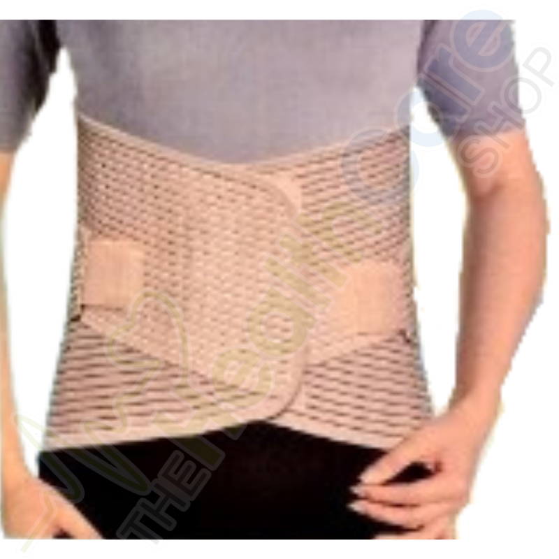 Breathable Back Support Om5 010 Lightweight Adjustable Lumbar Brace - The Healthcare Shop Pakistan