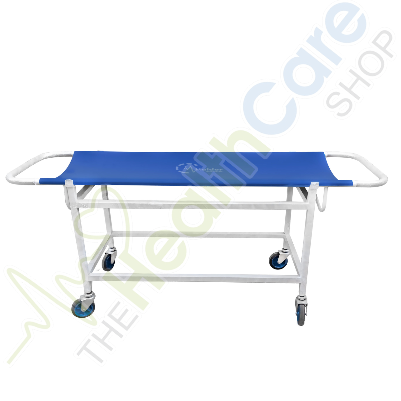 Stretcher Trolley Ss Top Mhs St 001 Durable Easy To Move Patient Transport Trolley - The Healthcare Shop Pakistan