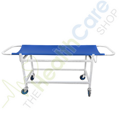 Stretcher Trolley Ss Top Mhs St 001 Durable Easy To Move Patient Transport Trolley - The Healthcare Shop Pakistan