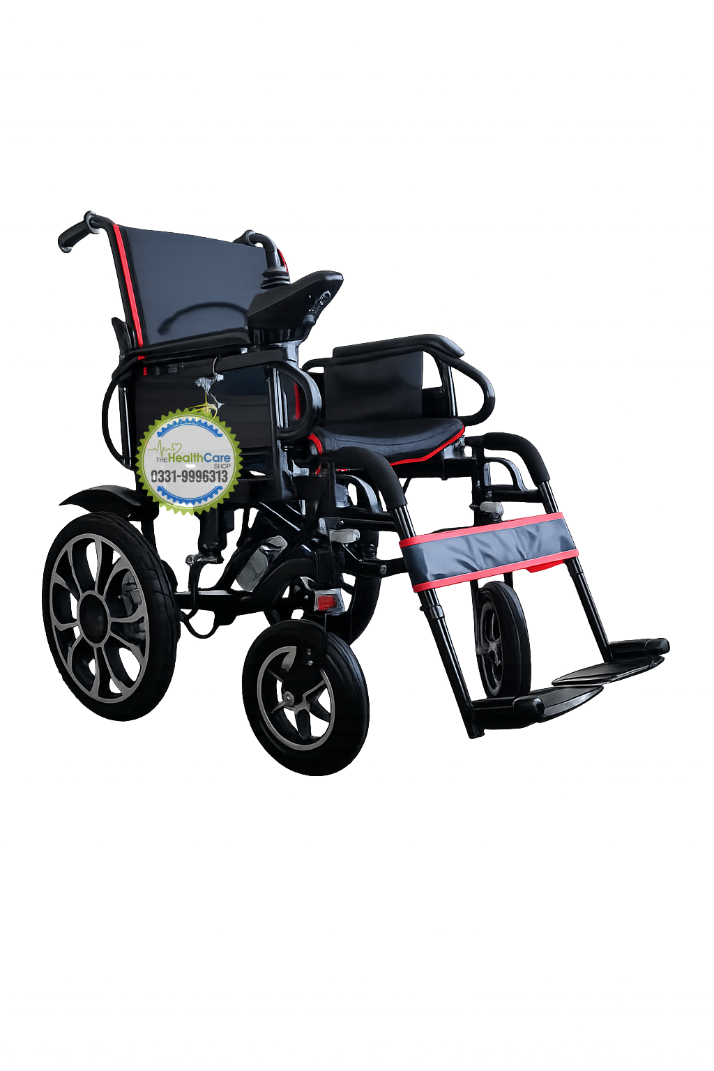 Deluxe Economical Electric Wheelchair Ml500111L Lithium Lead Acid Battery Options - The Healthcare Shop Pakistan