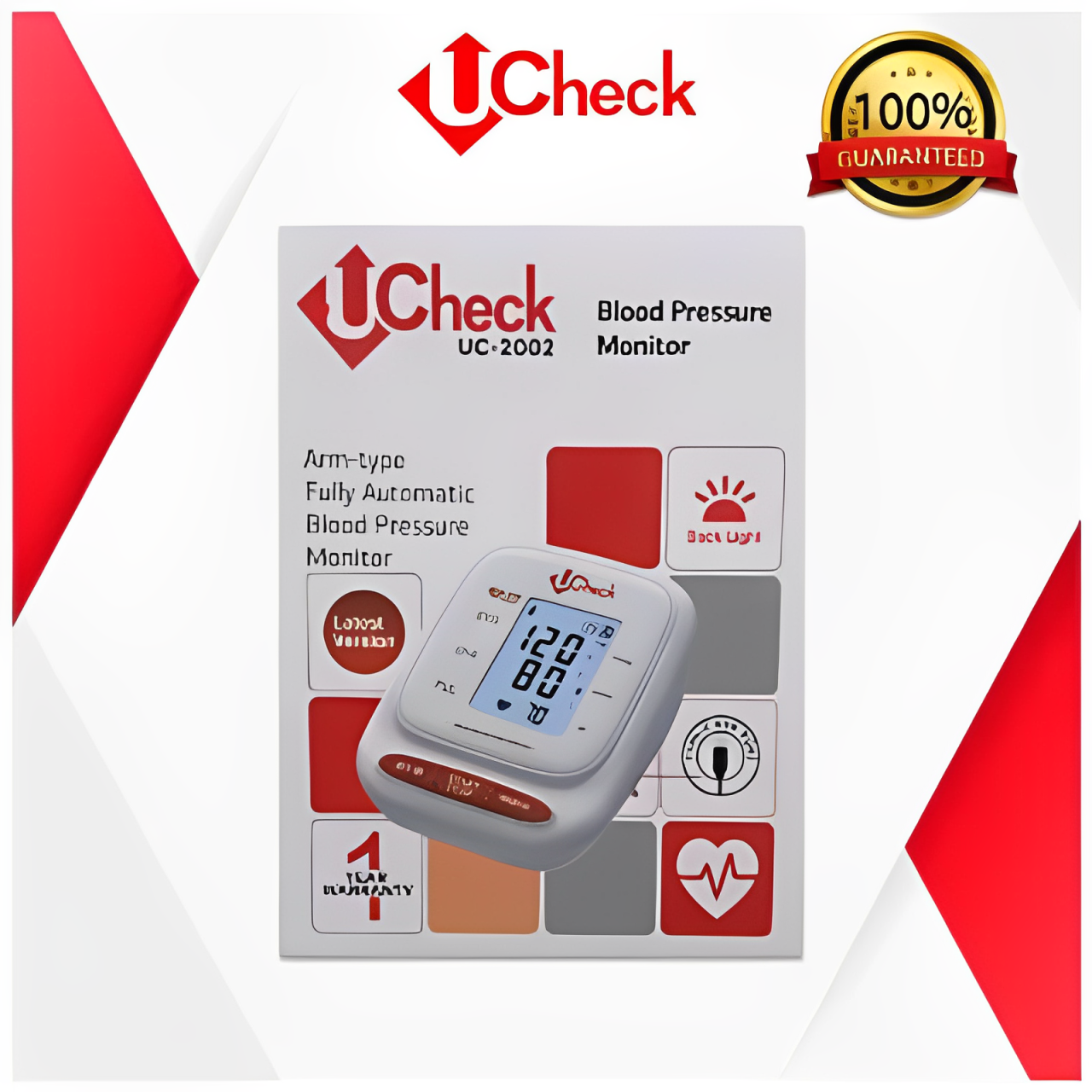 Ucheck Blood Pressure Monitor Uc 2002 - The Healthcare Shop Pakistan