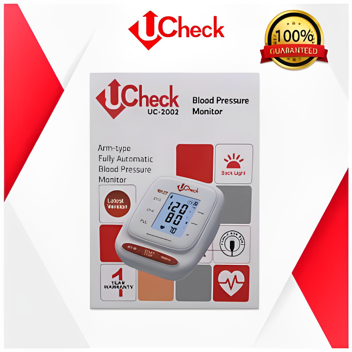 Ucheck Blood Pressure Monitor Uc 2002 - The Healthcare Shop Pakistan