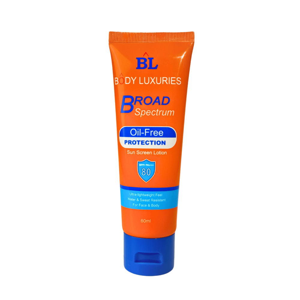 Body Luxuries Broad Spectrum Sun Screen Lotion Spf 80 60Gm