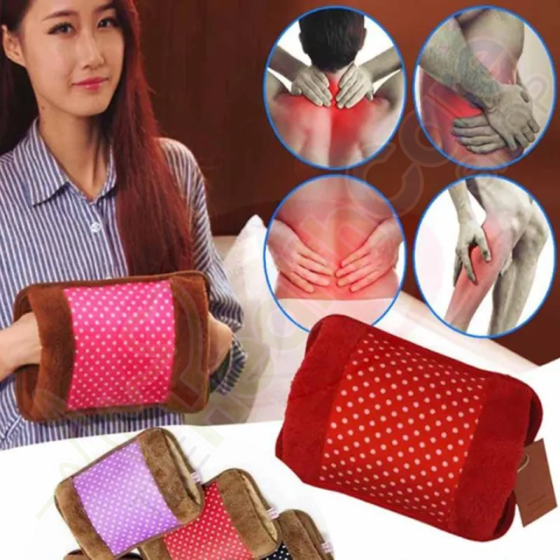Electric Hot Water Bottle Bed Hand Warmer Massaging Heater Bag - The Healthcare Shop Pakistan