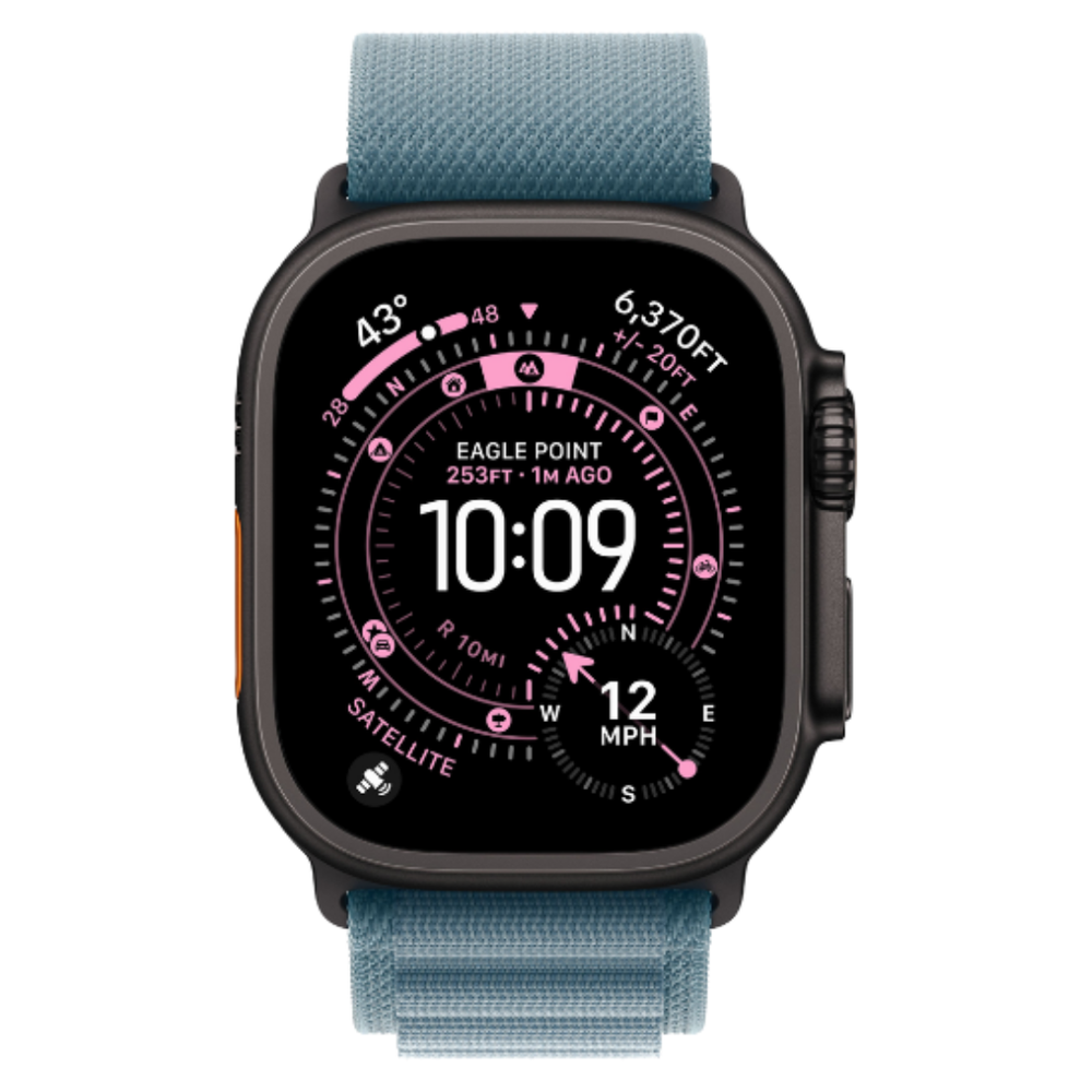 Apple Watch Leather Strap black - MamasJan Bands & Digital Watches