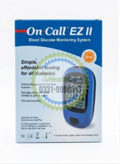On Call® Ez Ii Blood Glucose Monitoring System - The Healthcare Shop Pakistan