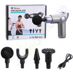 Blueidea Mini Facial Gun Deep Muscle Massage Compact Recovery Tool - The Healthcare Shop Pakistan