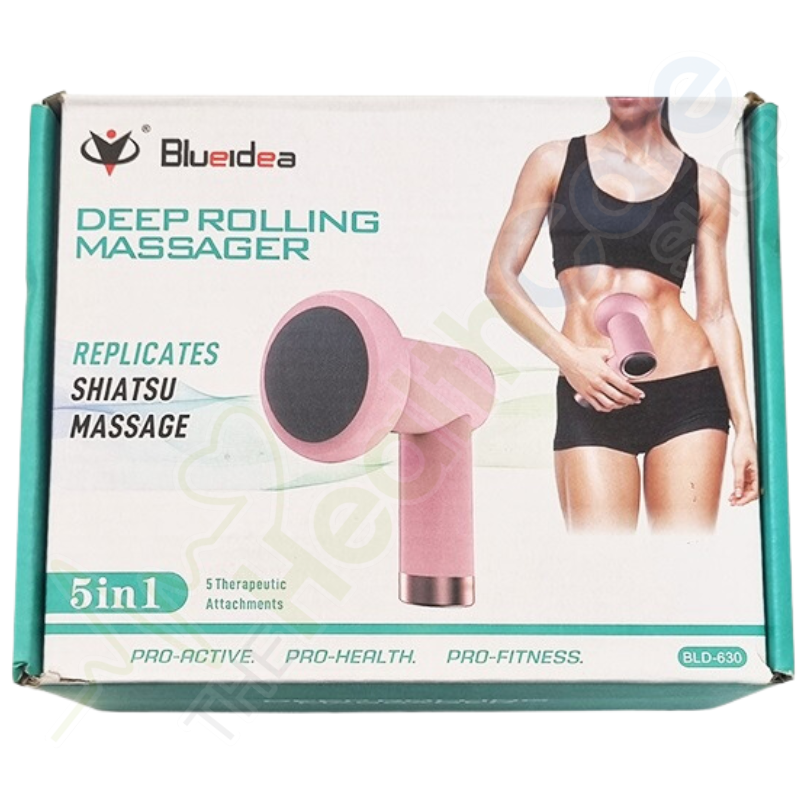Electroginal Blueidea Deep Rolling Massager 5 In 1 Rechargeable Rotating Massager Machine - The Healthcare Shop Pakistan