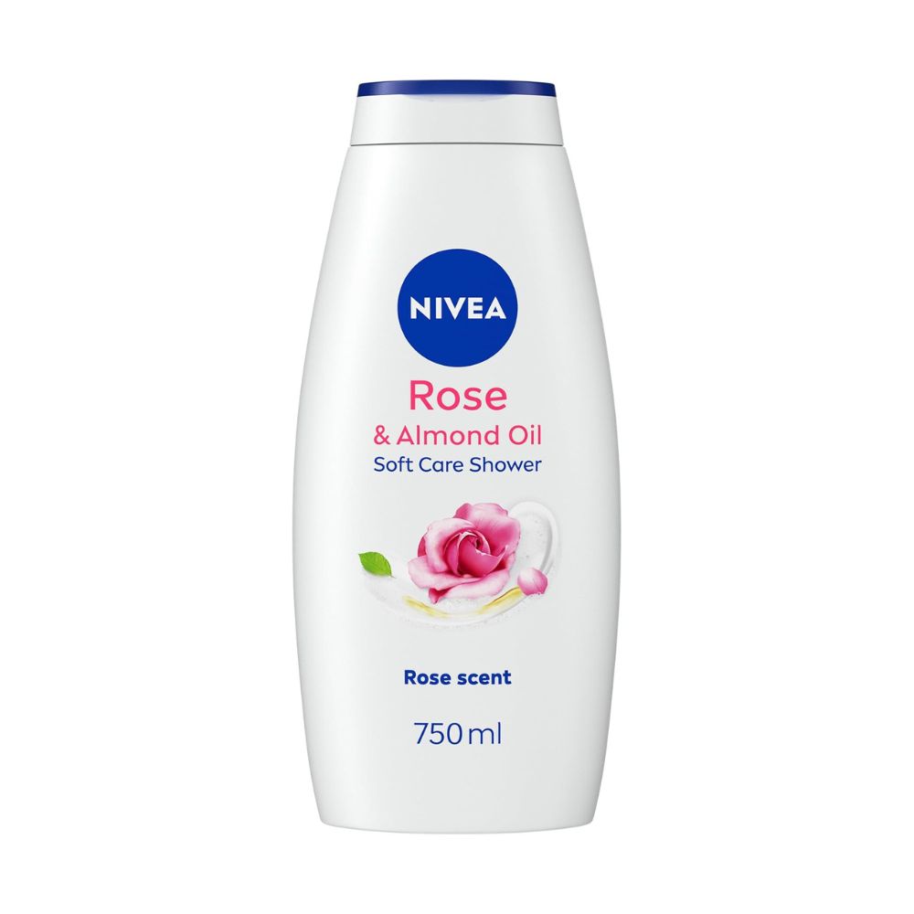 Nivea Rose Almond Oil Care Shower Gel 750Ml