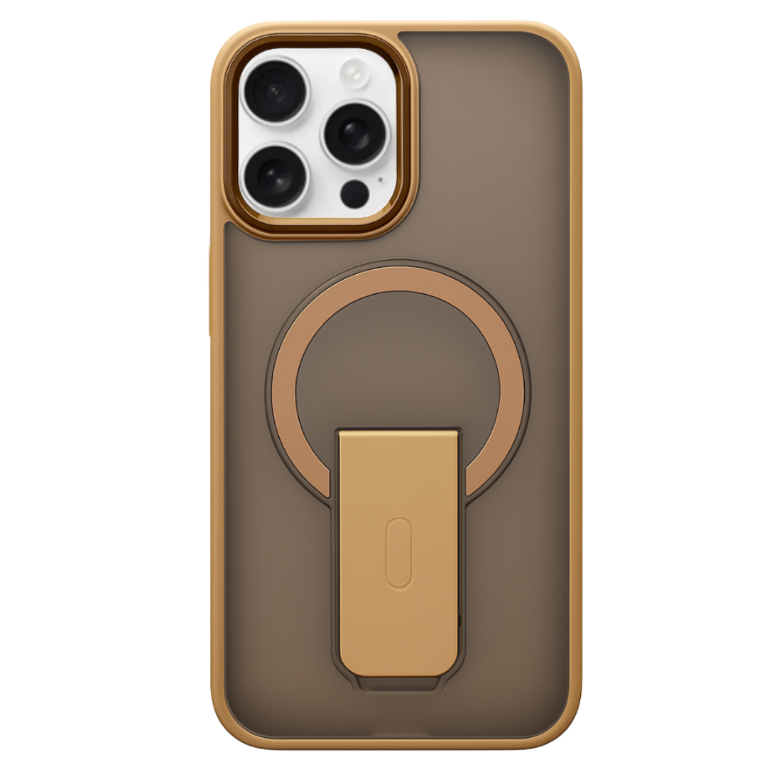 iPhone 17 Pro Max Leather Bumper Case With Magsafe Dark Brown - MamasJan Cases & Covers