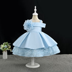 GIRLS S/L FANCY FROCK WITH PURSE IR-25 2-3YEAR VA1367 Default Title - MamasJan KidsWear