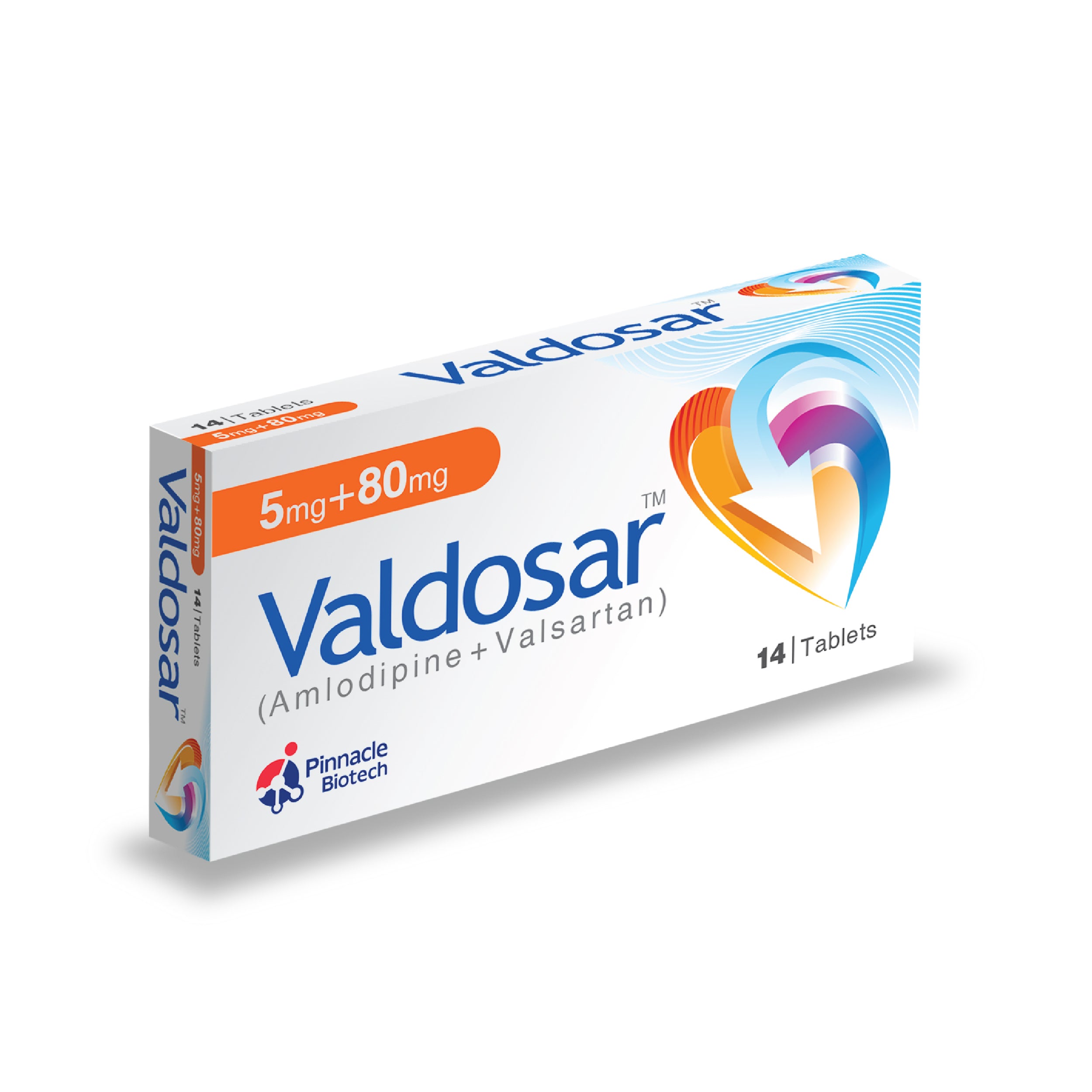 Valdosar Tablets 5mg/80mg (1 Box = 2 Strips) (1 Strip = 7 Tablets)