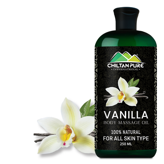 Vanilla Body Massage Oil - [Best For Babies & Sensitive skin]