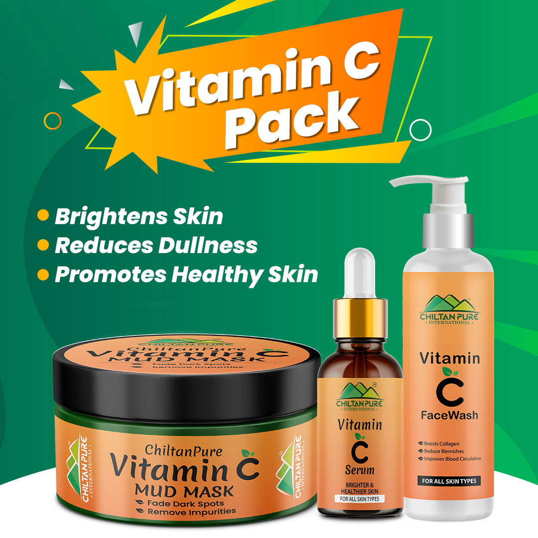 Vitamin C Pack - Boosts Collagen Production, Reduces Dullness and Enhances Skin’s Glow