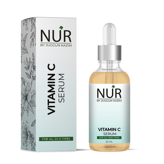 Nur Vitamin C Serum- Brightens Skin, Anti – Aging, Fades Pigmentation, Lightens Complexion, Protects Skin from Environmental & Sun Damage