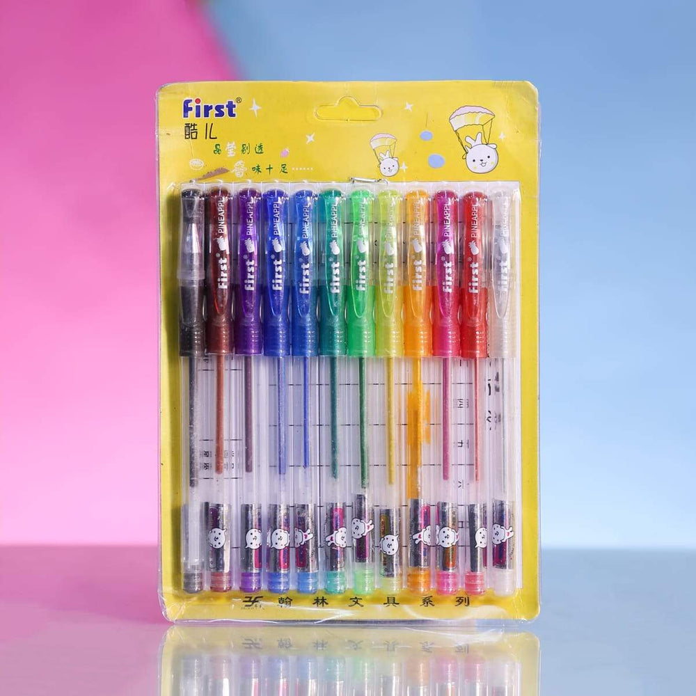 First Glitter Pen 12 Pcs Default Title - MamasJan Toys