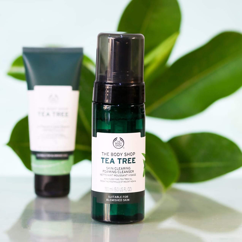 BODY SHOP TEA TREE SKIN CLEARING FOAMING CLEANSER 150ML Default Title - MamasJan Makeup