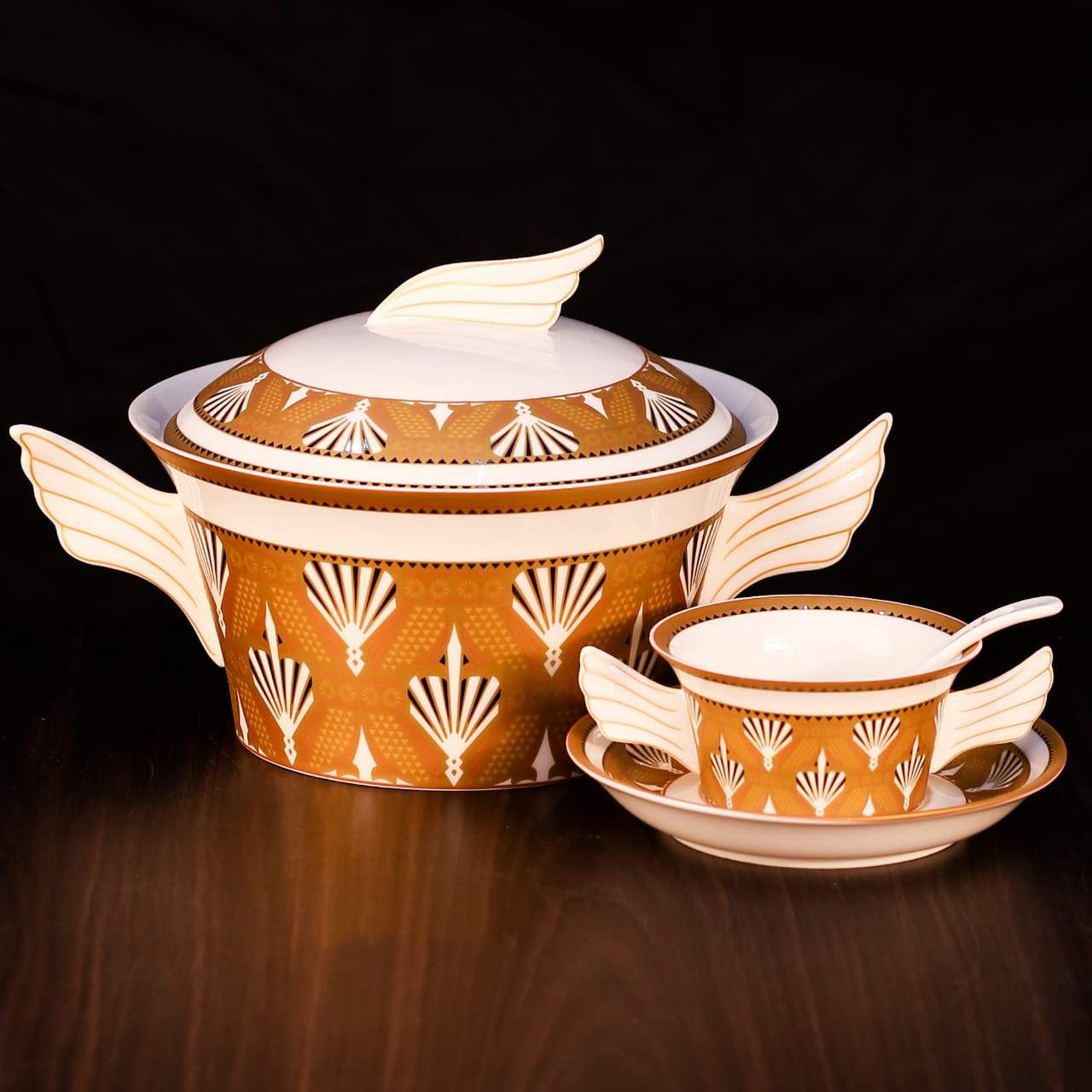 SOUP SET ROYAL BISTRO 21PC 21-AC03-A Default Title - MamasJan Crockery