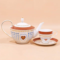 TEA SET 24PC ROYAL BISTRO 24-AC02R Default Title - MamasJan Crockery