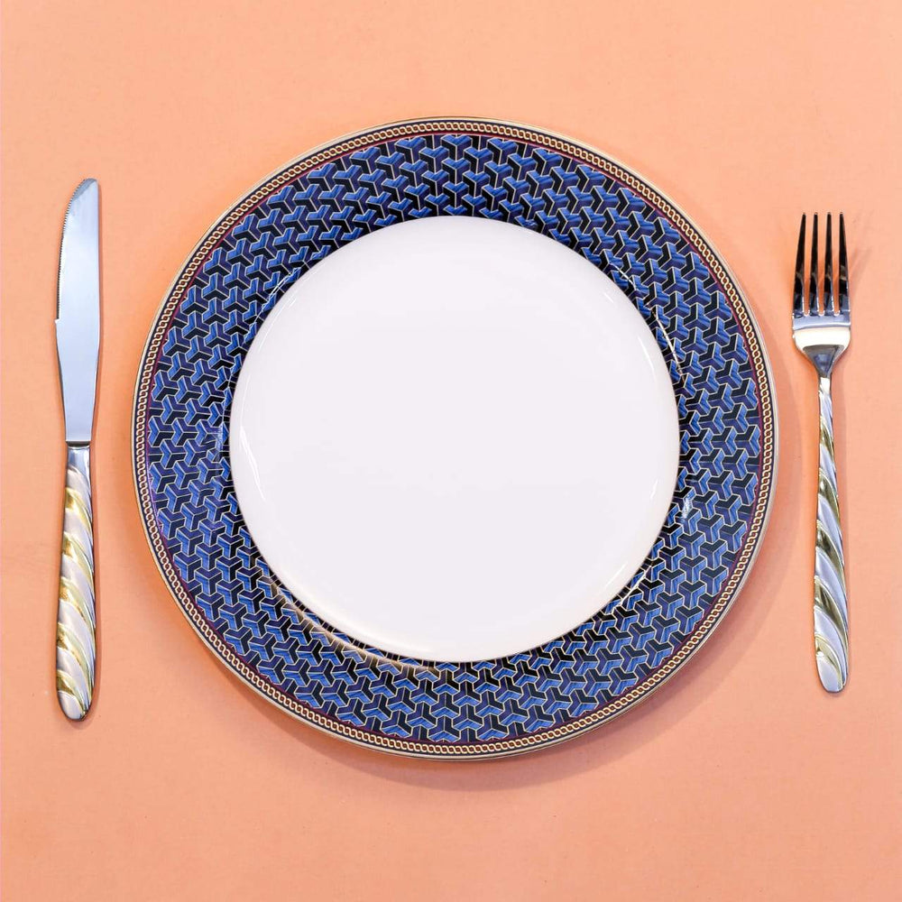 DINNER PLATE ROYAL BISTRO P-201B BASIC Default Title - MamasJan Crockery