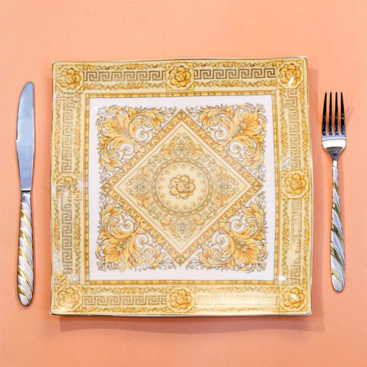 PLATE DINNER ROYAL BISTRO P-FX-673Y BASIC Default Title - MamasJan Crockery