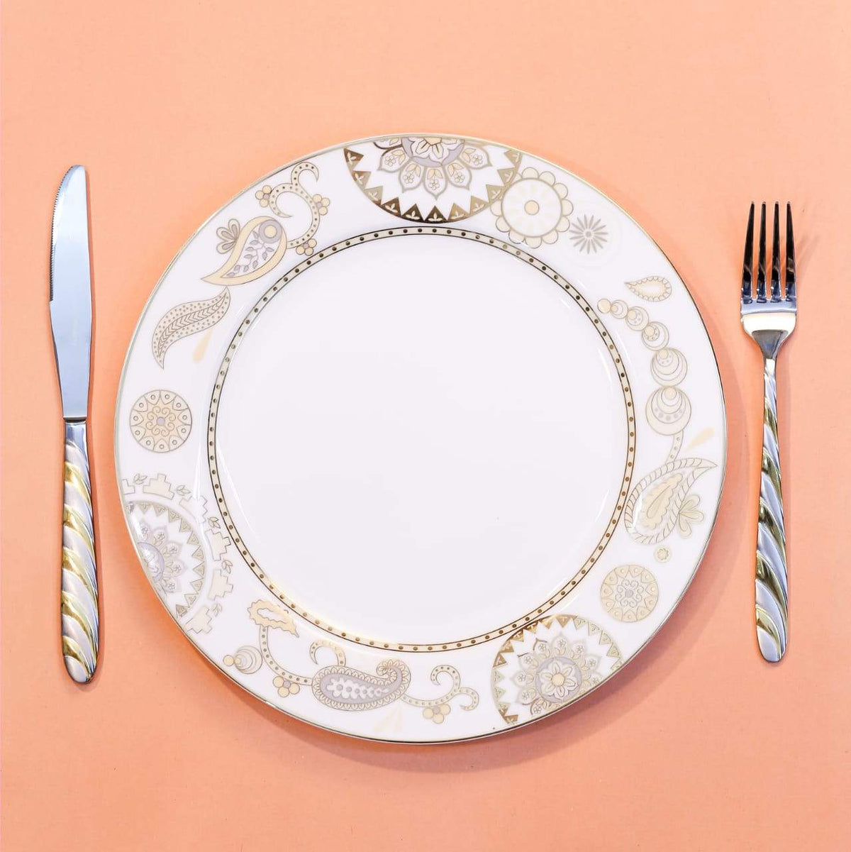 PLATE DINNER ROYAL BISTRO P-921 BASIC Default Title - MamasJan Crockery