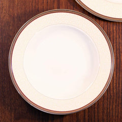 DEEP PLATE ROYAL BISTRO DP-201W BASIC Default Title - MamasJan Crockery